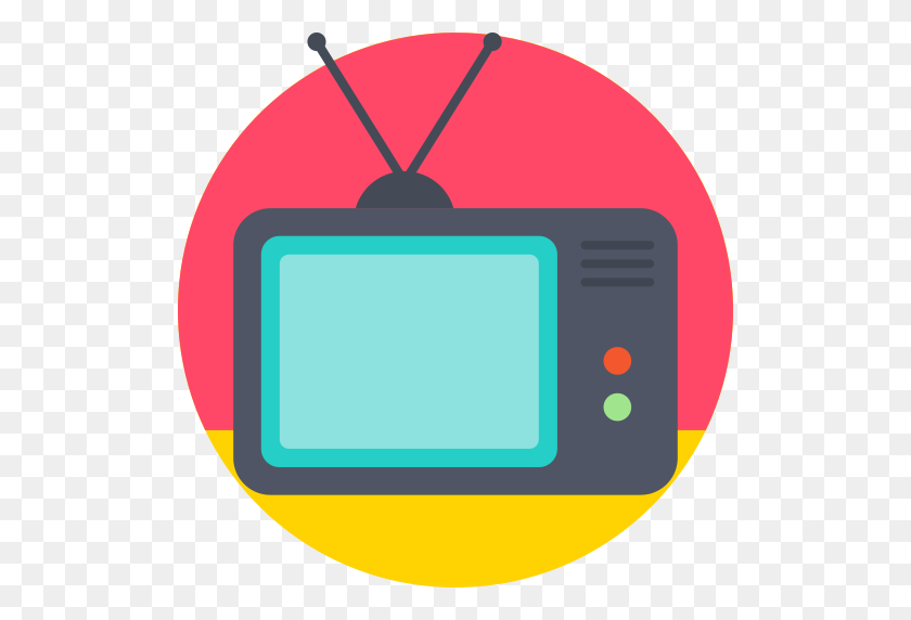 512x512 Caja, Cable, Mintie, Pantalla, Conjunto, Televisión, Icono De Tv - Icono De Tv Png