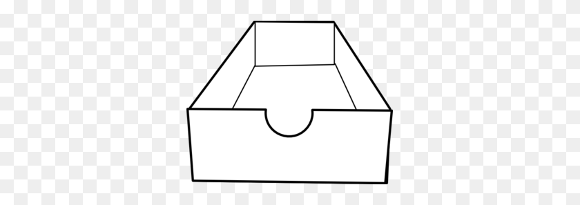 299x237 Коробка Картинки - Настоящий Клипарт Черно-Белый