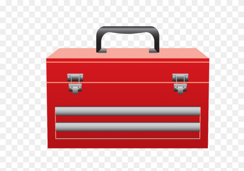 800x544 Box Clipart Toolbox - Open Suitcase Clipart