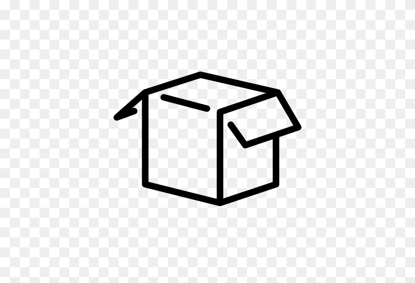 512x512 Коробка, Пустой, Значок Складного Стола С Png И Векторным Форматом Бесплатно - Пустая Коробка Клипарт