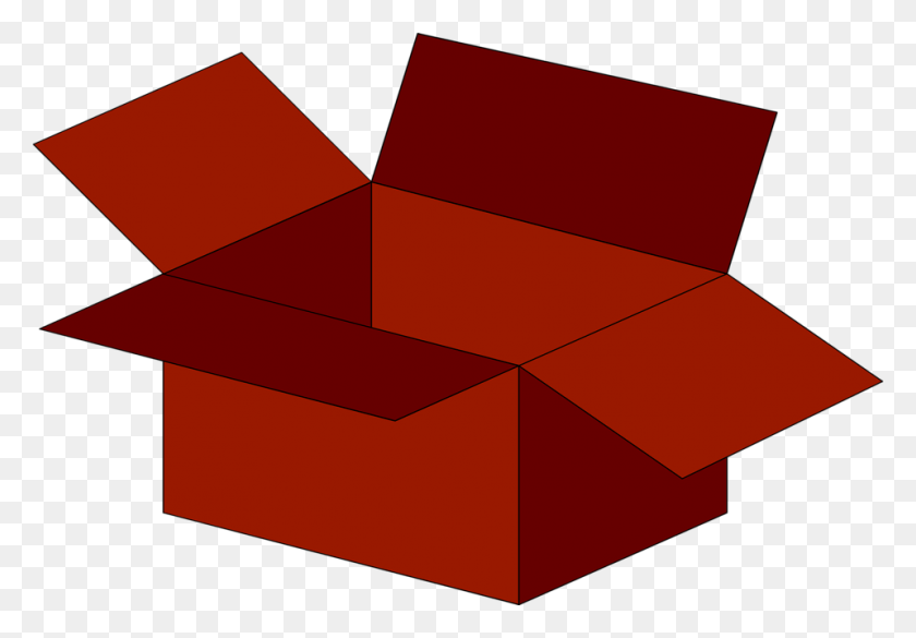 958x646 Box Free Stock Photo Illustration Of An Empty Red Box - Red Rectangle PNG