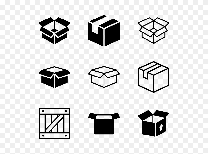 600x564 Box Icon Packs - Box Icon PNG
