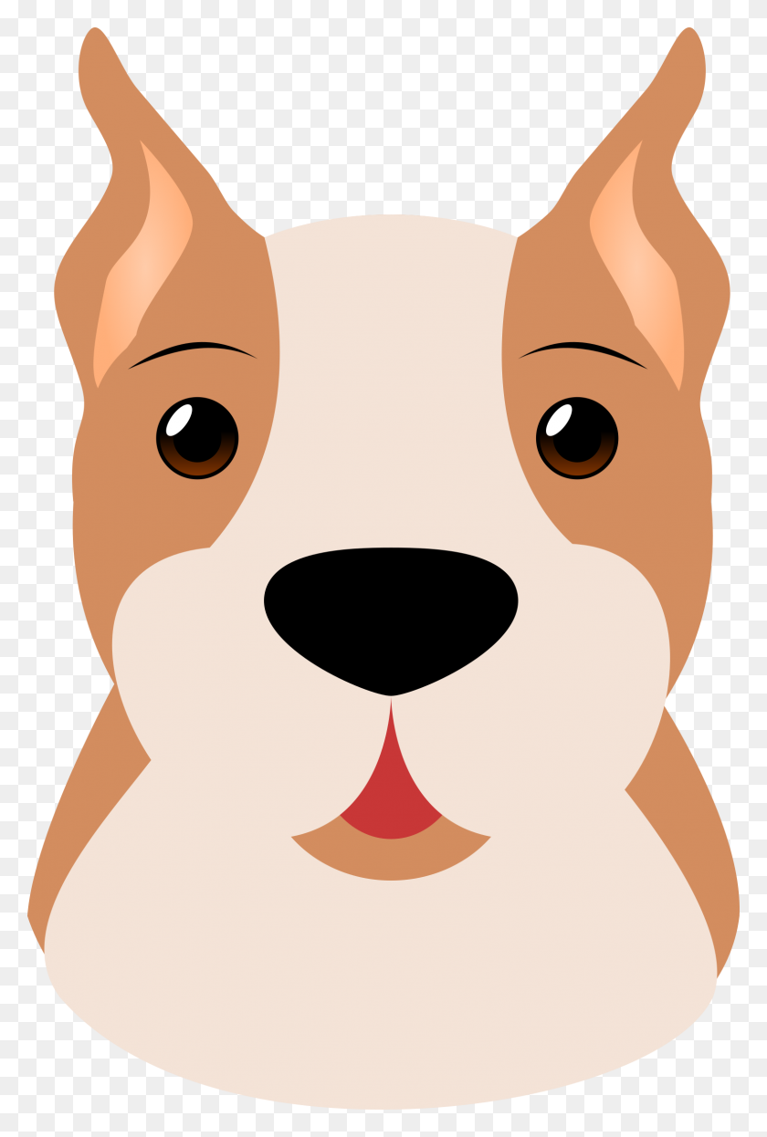 1578x2400 Boxer Dog Face Vector Clipart Image - Funny Dog PNG