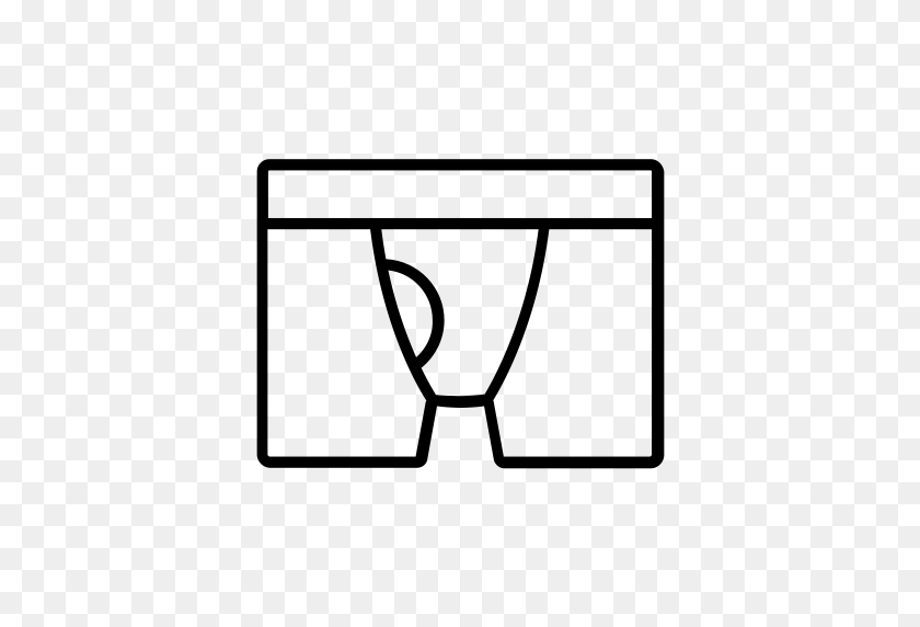 512x512 Boxers, Wear, Underwear, Shorts, Trunks, Male, Panties Icon - Underwear Clipart Black And White