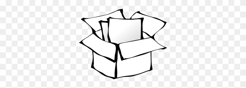 300x243 Boxes Clipart Black And White Stock Outline Huge Freebie - Chapter Book Clipart
