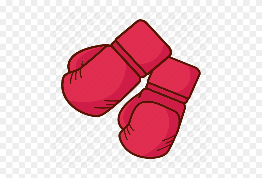 Boxing, Boxing Gloves, Fighter, Gloves, Sport Icon - Pink Boxing Gloves...