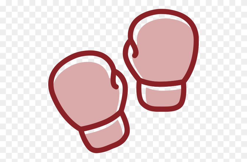 512x491 Бокс, Бой, Значок Перчатки С Png И Векторным Форматом Бесплатно - Розовые Боксерские Перчатки Клипарт