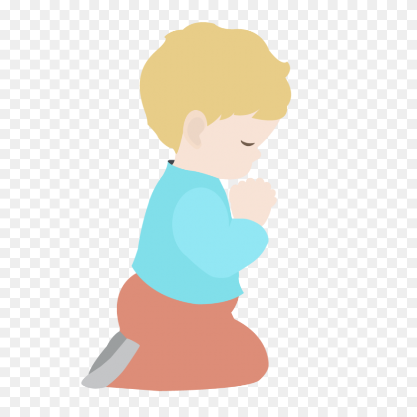 830x830 Boy And Girl Praying Clipart - Rosary Clipart