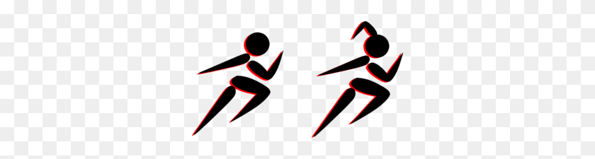 298x165 Boy And Girl Running Clip Art - Girl Running Clipart