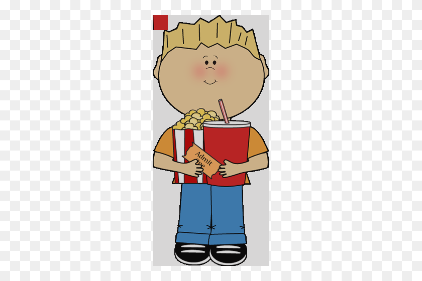 232x500 Boy Eating Snack Clipart - Healthy Snack Clipart