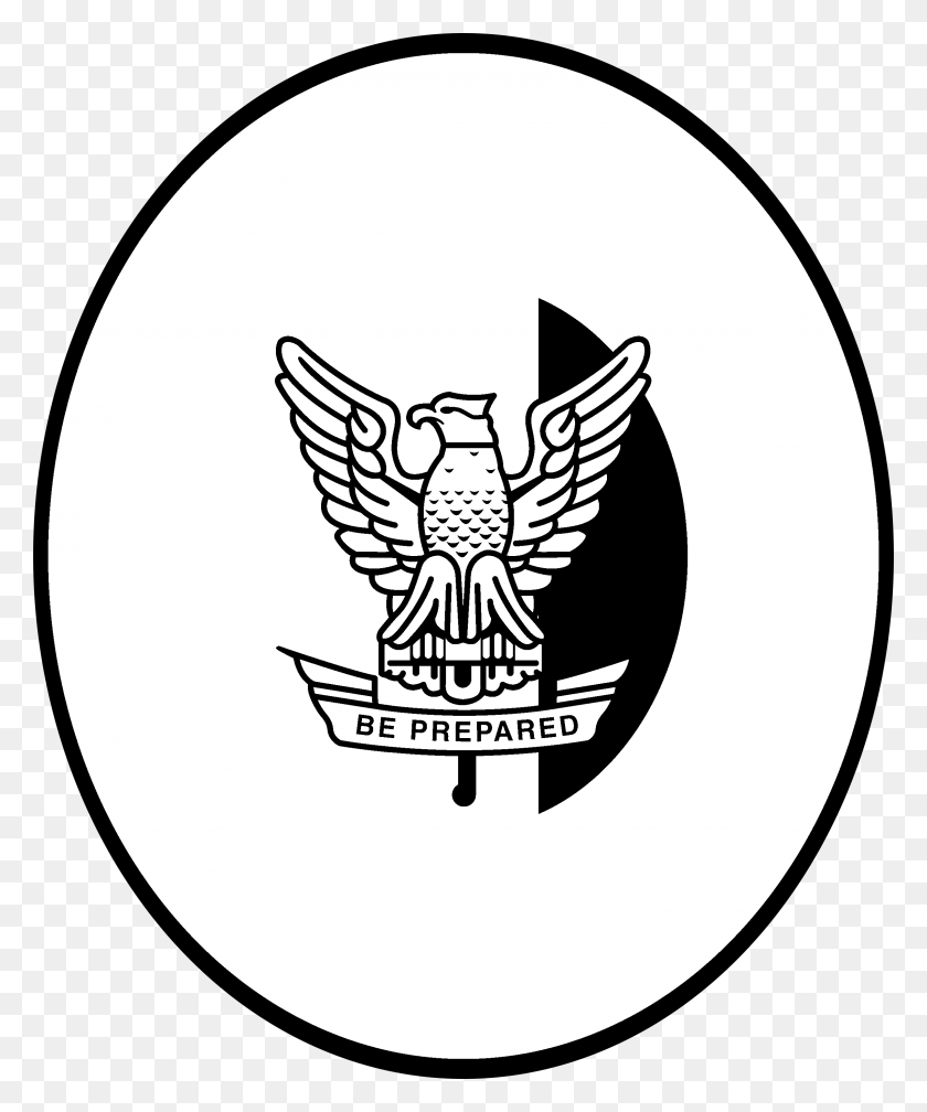 2400x2918 Бойскауты, Орел, Скаут, Логотип Png С Прозрачным Вектором - Логотип Бойскаутов Png