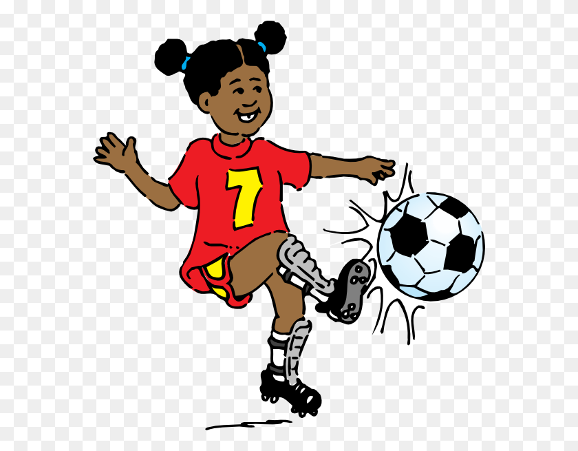 570x595 Boy Soccer Player Clipart - Boy Playing Soccer Clipart