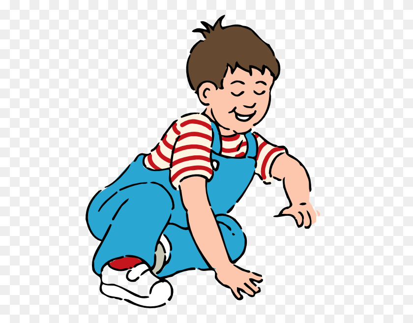 492x597 Boy Striped Shirt Clip Art - Putting On Clothes Clipart