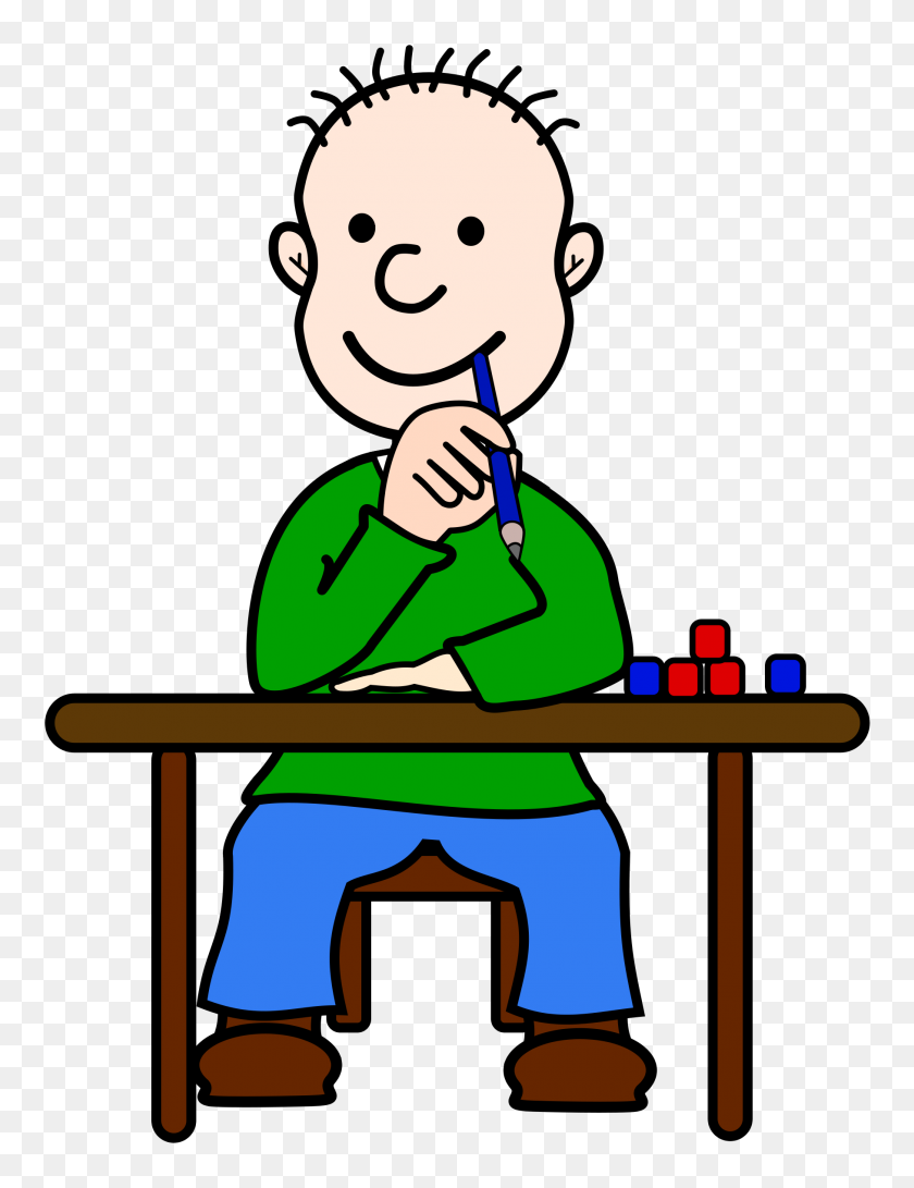 1815x2400 Boy Thinking Clipart - Clipart For Boys