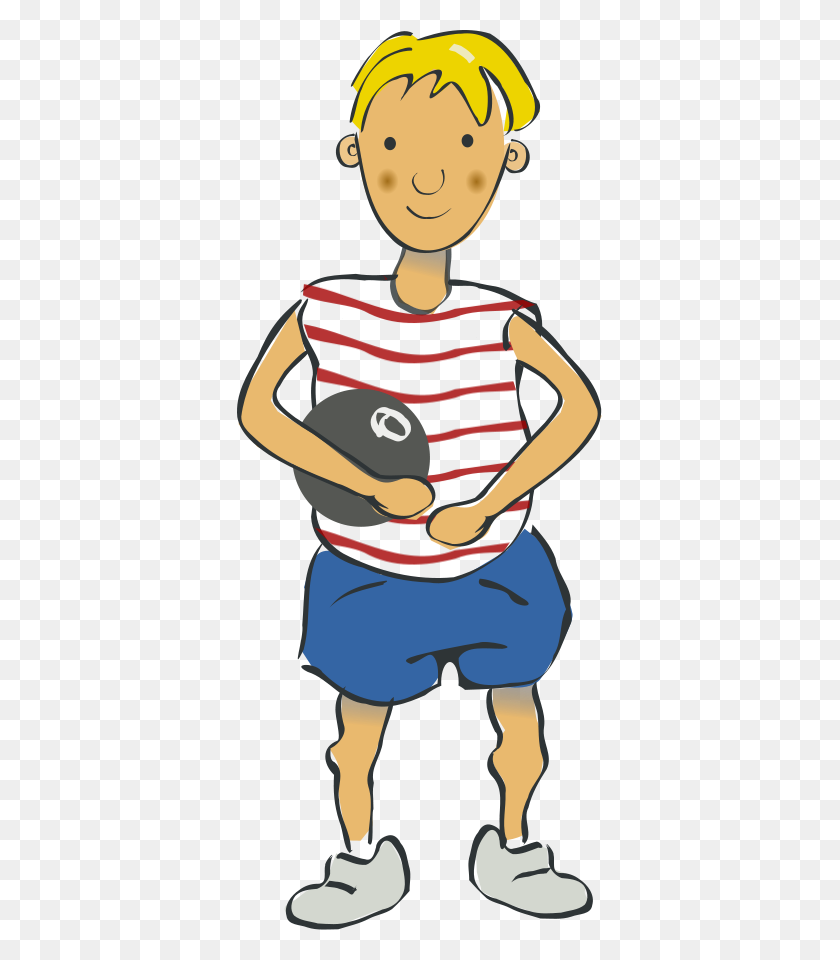 365x900 Boy With A Ballon Png Clip Arts For Web - Shy Person Clipart