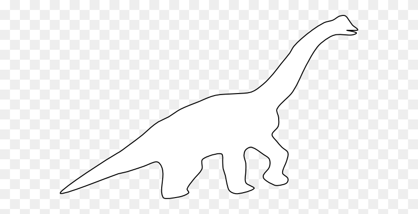 600x370 Imágenes Prediseñadas De Contorno De Brachiosaurus - Esquema De Imágenes Prediseñadas De Dinosaurio