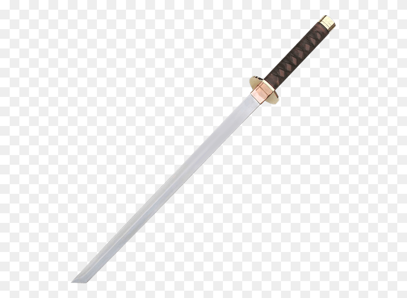 555x555 Braided Leather Ninja Short Sword - Ninja Sword PNG