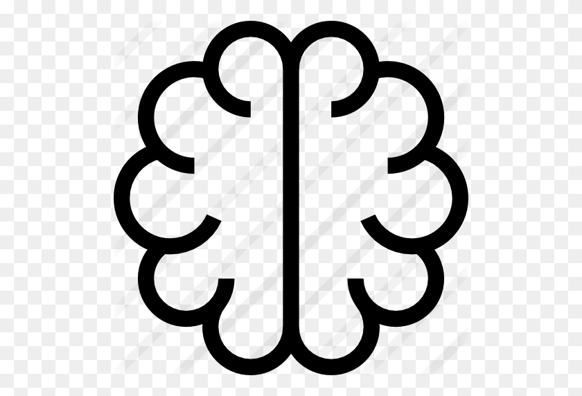 512x512 Мозг - Значок Мозга Png