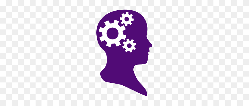 300x300 Brain Clipart Purple - Psychology Clipart
