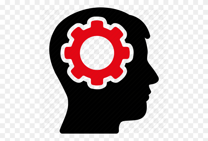 512x512 Brain, Control, Engineering, Gear, Idea, Technology, Think Icon - Brain Icon PNG