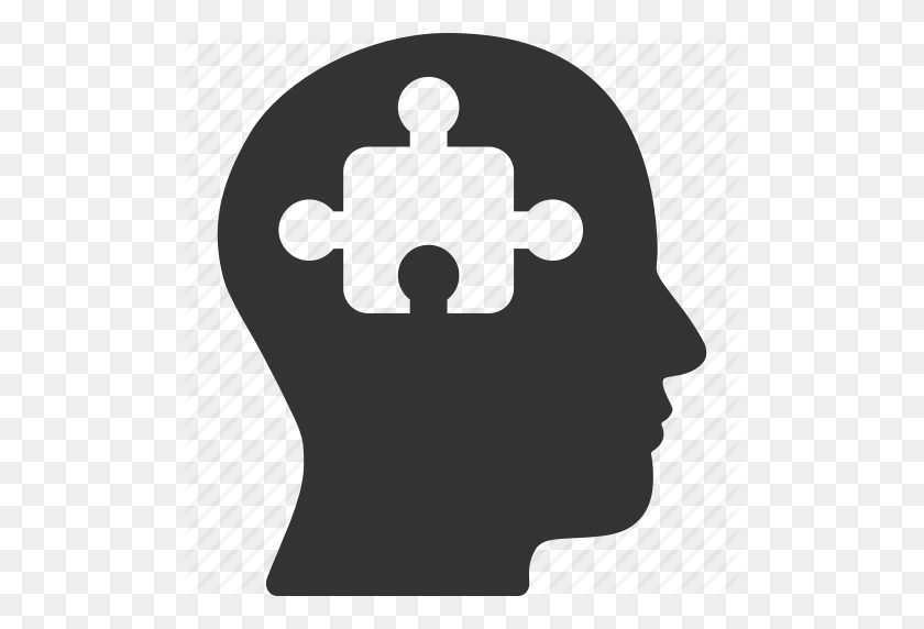 512x512 Мозг, Человеческий Орган, Память, Разум, Головоломка, Думать, Значок Мышления - Значок Мышления Png