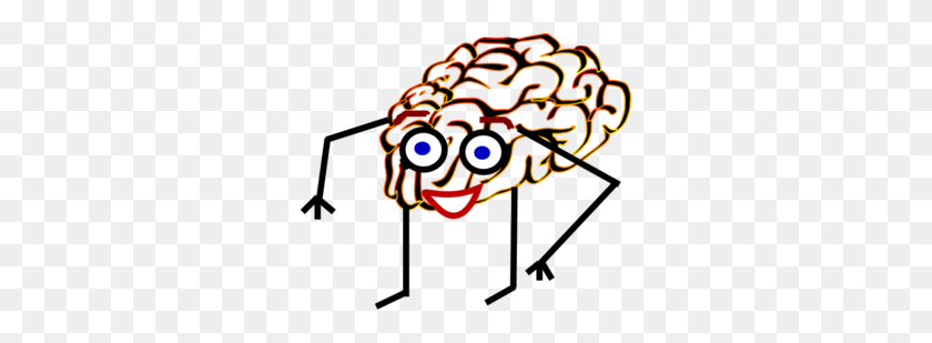 299x249 Brain Man Clip Art - Cartoon Brain Clipart