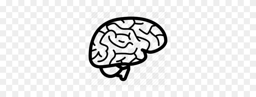 260x260 Brain Working Out Clipart - Reasoning Clipart