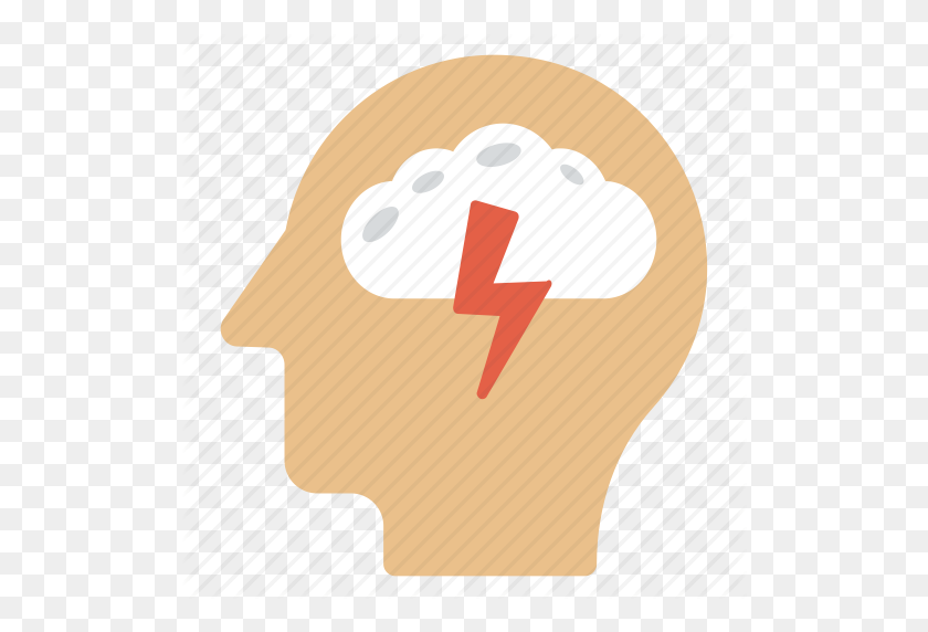 512x512 Brainstorm, Bright Thought, Creative Person, Realization, Thinking - Thinking Person PNG