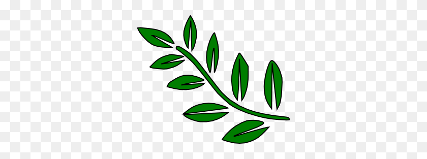 300x253 Branch Clipart Leaf Branch - Flower Stem Clipart