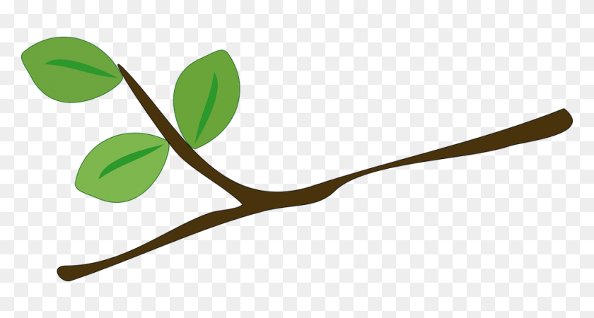 960x480 Branch Leaves Cliparts Free Download Clip Art - Greenery Clipart Free