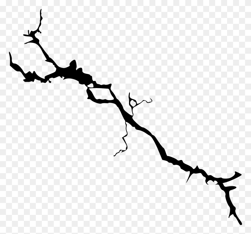 2000x1857 Branch Tree Clip Art - Crack Clipart