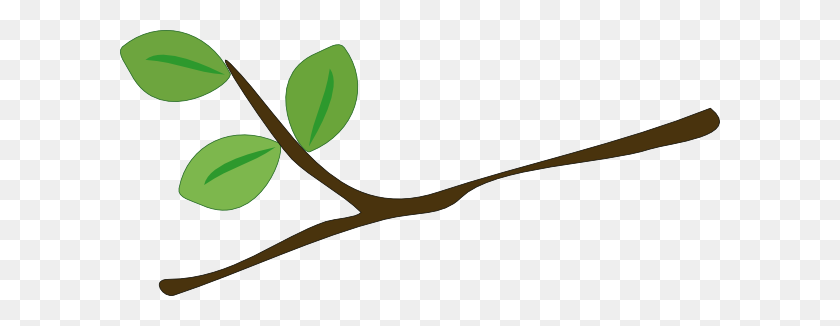 600x266 Branch Tree Clipart, Explore Pictures - Tree With Leaves Clipart