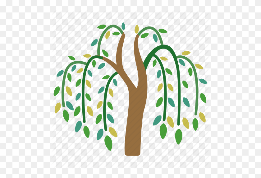 512x512 Branches, Fronds, River, Tree, Vegetation, Weeping, Willow Icon - Weeping Willow Clip Art
