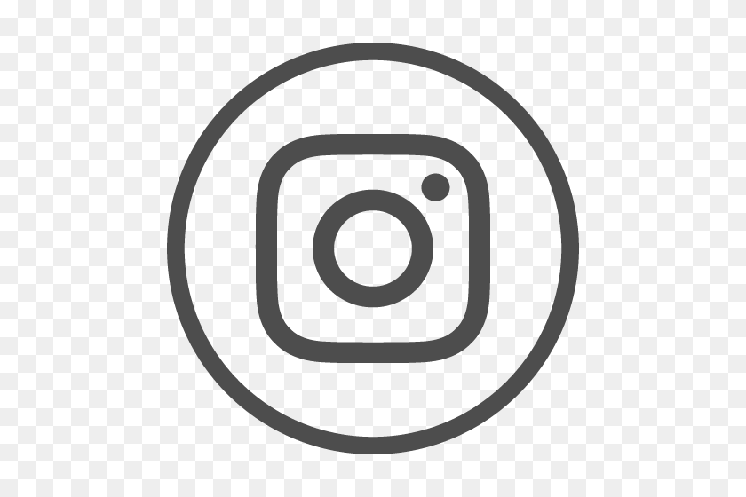 500x500 Бренды Для Просмотра - Логотип Instagram Png Черный