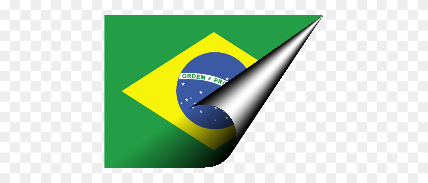 429x300 Bandera De Brasil De Papel - Bandera De Brasil Png