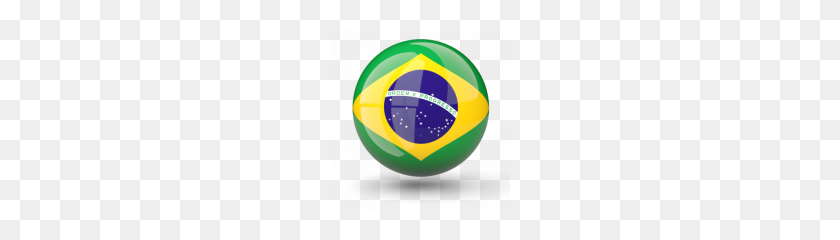 180x180 Brazil Flag Png Clipart - Brazil Flag PNG
