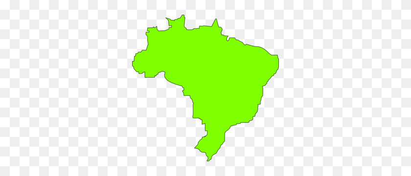 300x300 Imágenes Prediseñadas De Mapa De Brasil - Clipart De Bandera De Brasil