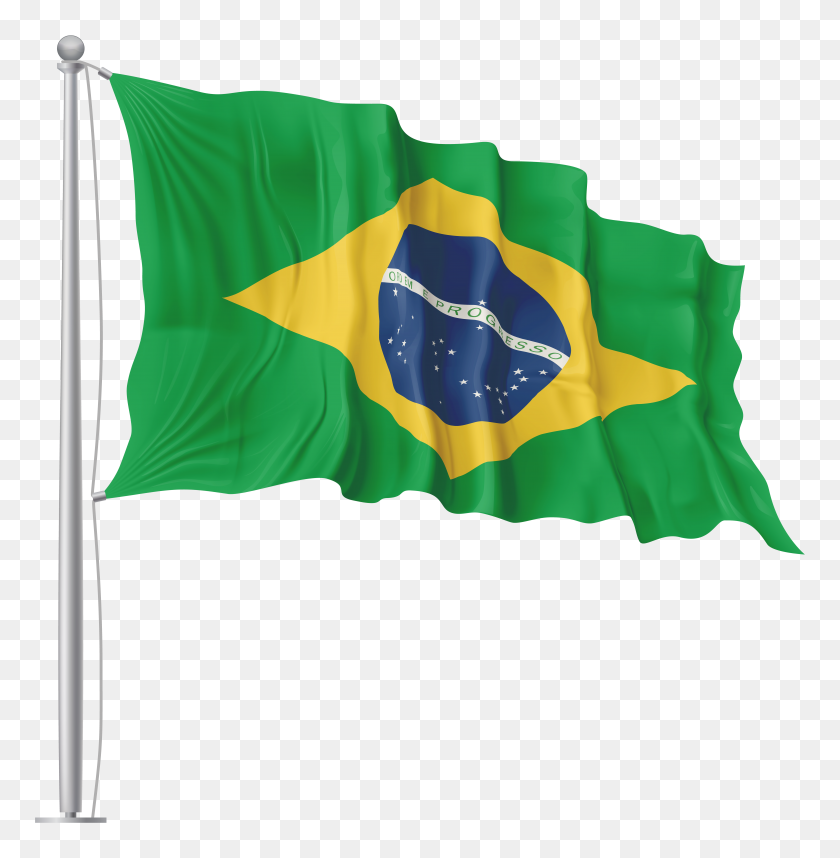 7811x8000 Brazil Waving Flag Png - Waving Flag PNG