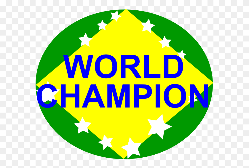 600x507 Campeón Del Mundo De Brasil Clipart - Champion Clipart