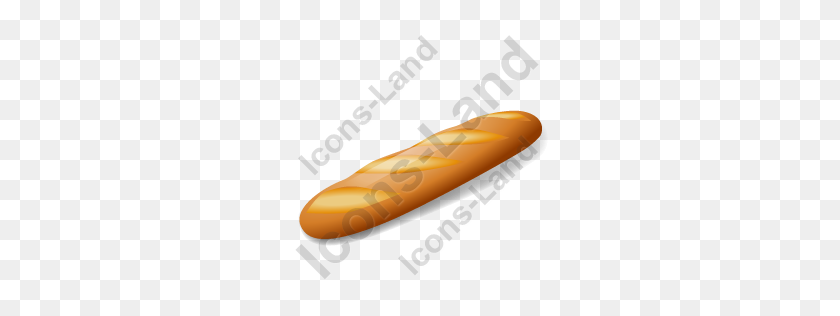 256x256 Bread Baguette Icon, Pngico Icons - Baguette PNG