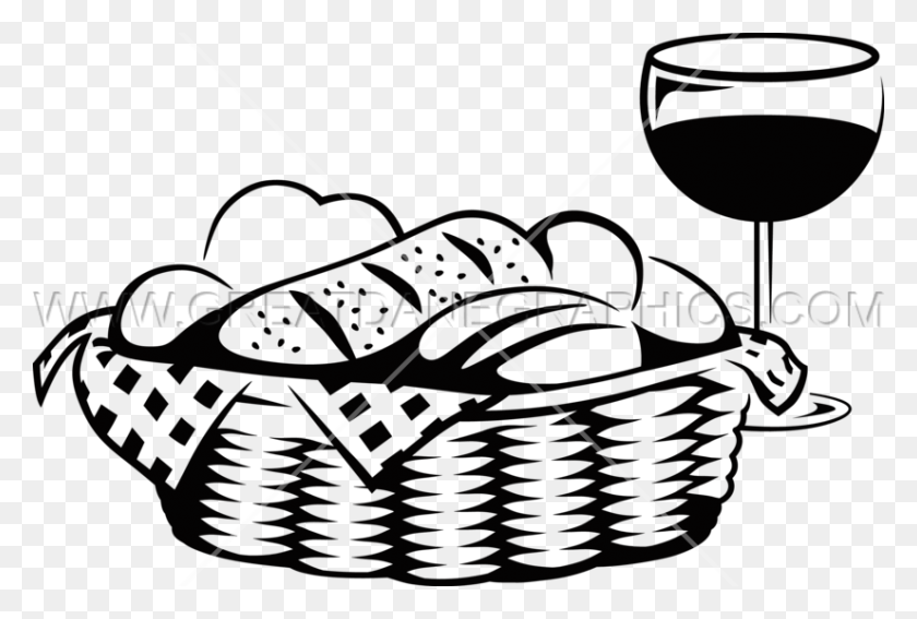 825x537 Bread Basket Production Ready Artwork For T Shirt Printing - Bread Basket Clipart
