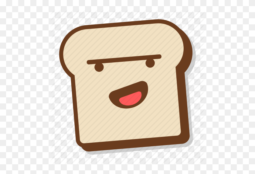 512x512 Bread, Breakfast, Emoji, Loaf, Slice, Toast Icon - Bread Slice PNG