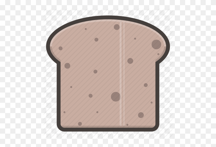 512x512 Bread, Breakfast, Food, Slice Icon - Bread Slice PNG