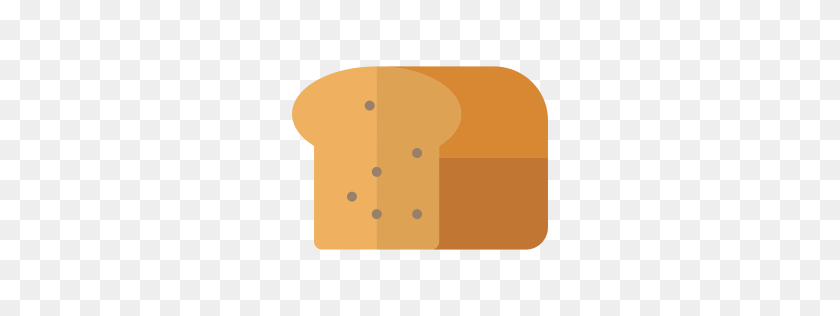 256x256 Bread Icon Myiconfinder - Slice Of Bread PNG