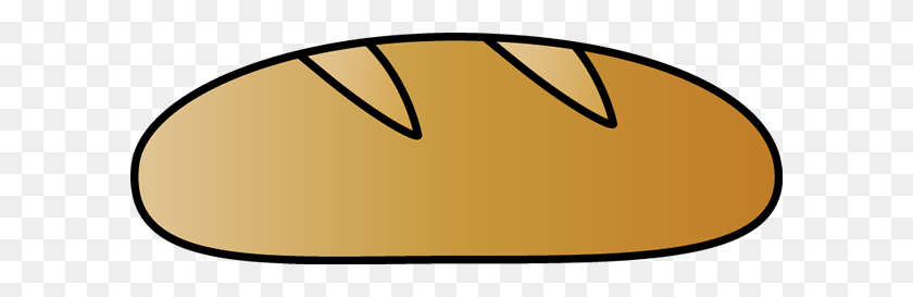 600x213 Bread Roll Clipart Cute - Croissant Clipart