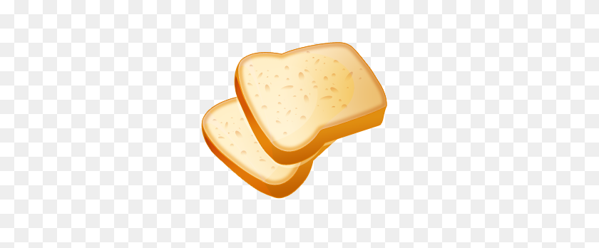 288x288 Bread Slice Cartoon Png Png Image - Slice Of Bread PNG