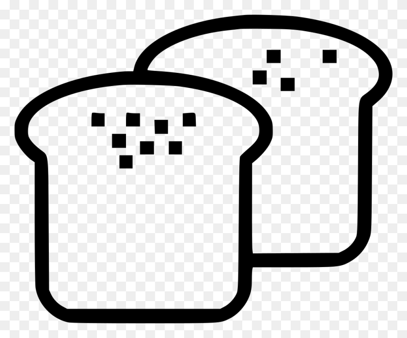 980x800 Bread Slice Png Icon Free Download - Slice Of Bread PNG
