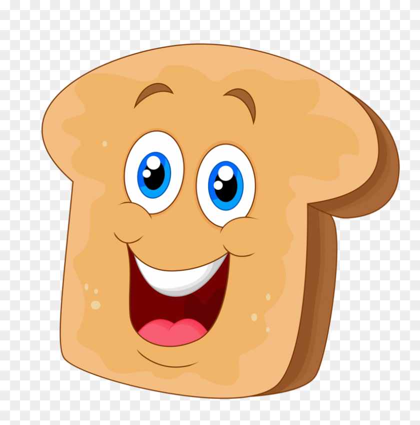 790x800 Breads Biscuits Bagels Food Cartoon - No Talking Clipart