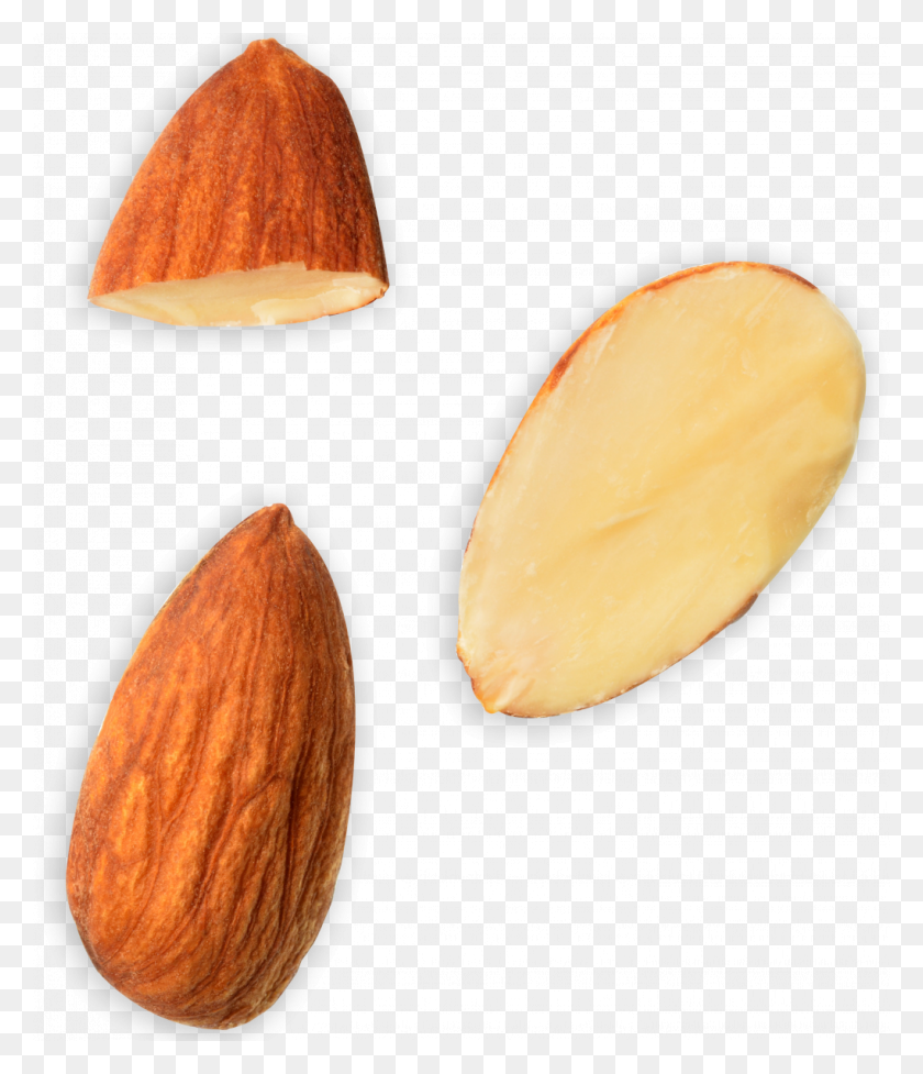 1020x1200 Breakfast Berry Almond Nine - Almonds PNG