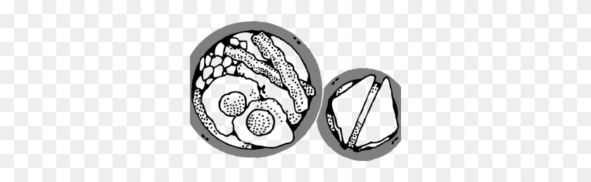 300x200 Breakfast Clipart Black And White Clip Art Images - Healthy Breakfast Clipart